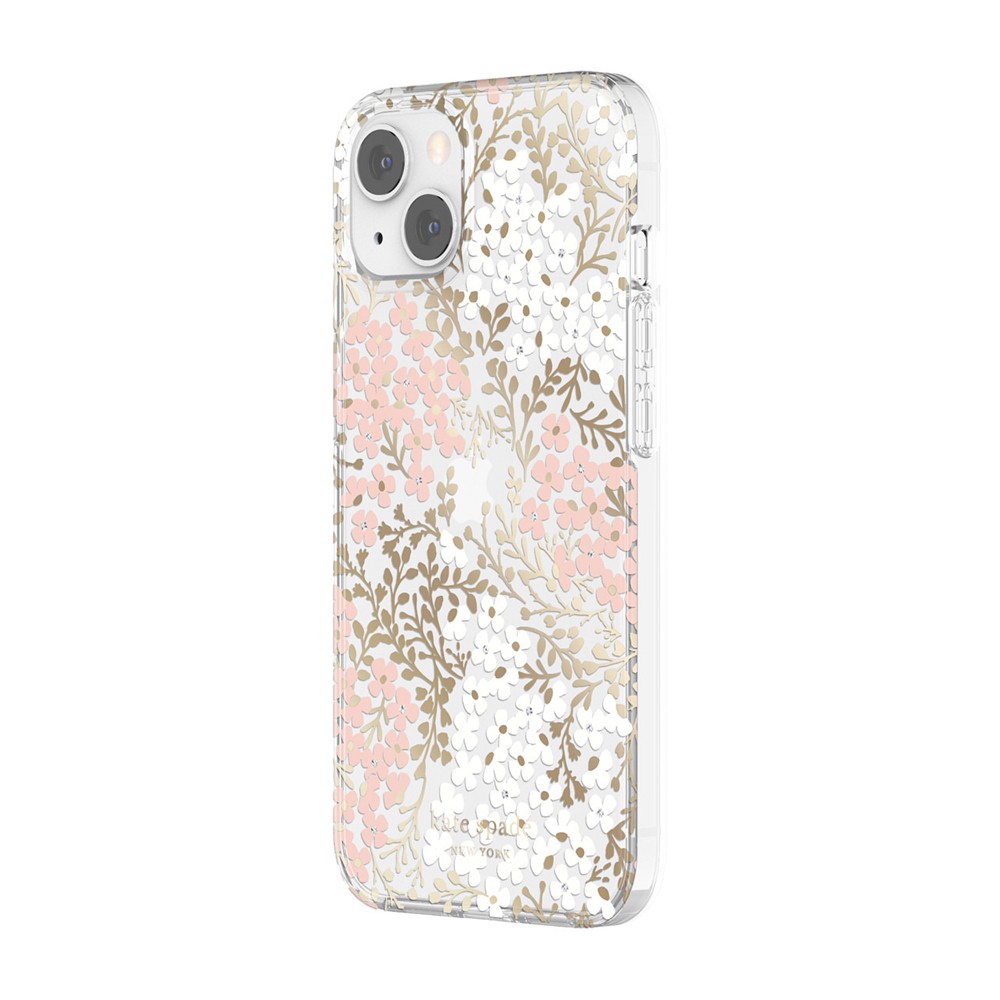 【アウトレット】iPhone13 SoftBank限定モデル kate spade ケイトスペード スマホケース ハード ケース 花柄 2021  KSNY Protective HS Case Multi Floral Blush White