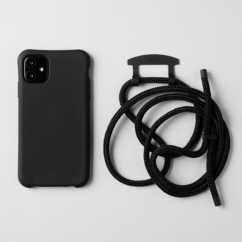 iPhone 12 Pro Max ARNO M All Black スマホショルダーケース ショルダーストラップ | SoftBank公式  iPhone/スマートフォンアクセサリーオンラインショップ
