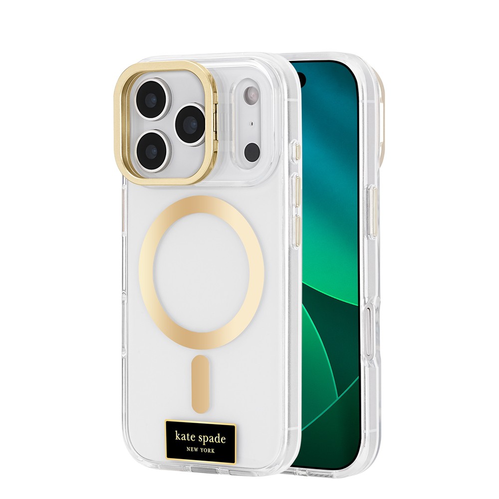 【予約商品】kate spade iPhone 17 Pro ケース Protective - Icon Clear w/ Stand w/ MagSafe