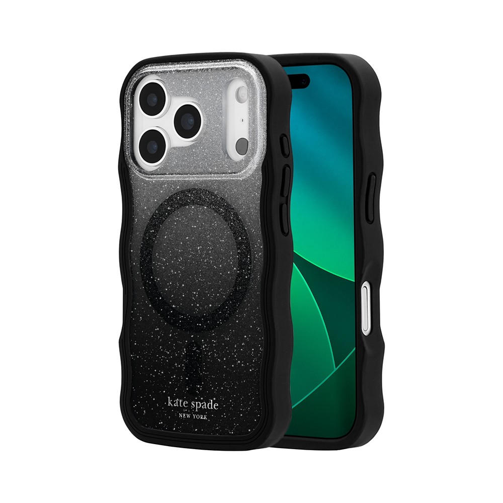 【予約商品】kate spade iPhone 17 Pro ケース Wavy - Nightfall w/ MagSafe