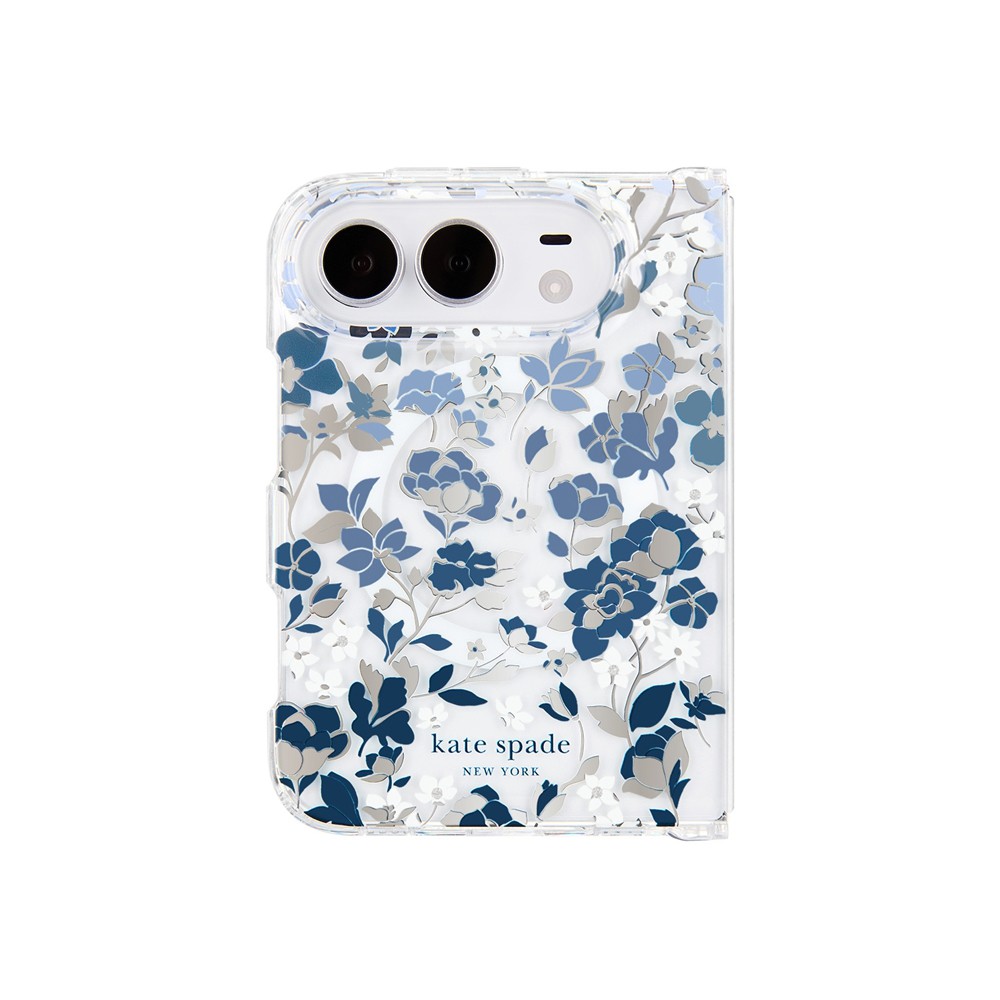 【予約商品】kate spade new york iPhone Duo Kate Spade Protective - Flowerbed Blue w/ MagSafe※2026年10月23日発売