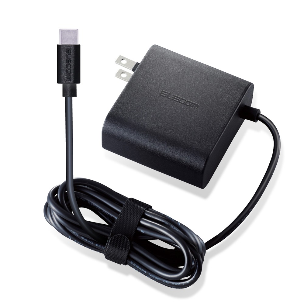 ELECOM エレコム AC 充電器 65W 出力 Type-C 2ポート USB Power