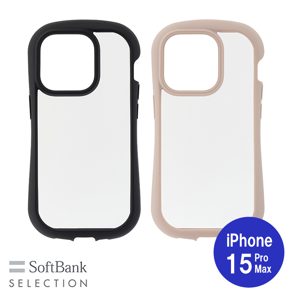 SoftBank SELECTION Play in Case for iPhone 15 Pro Max 耐衝撃 iPhoneケース SB-I017-HYAH/BK