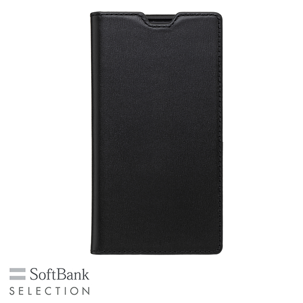 【予約商品】SoftBank SELECTION Leather Flip for iPhone 16 ブラック SB-I018-FPLS/BK ※2024年9月20日発売予定