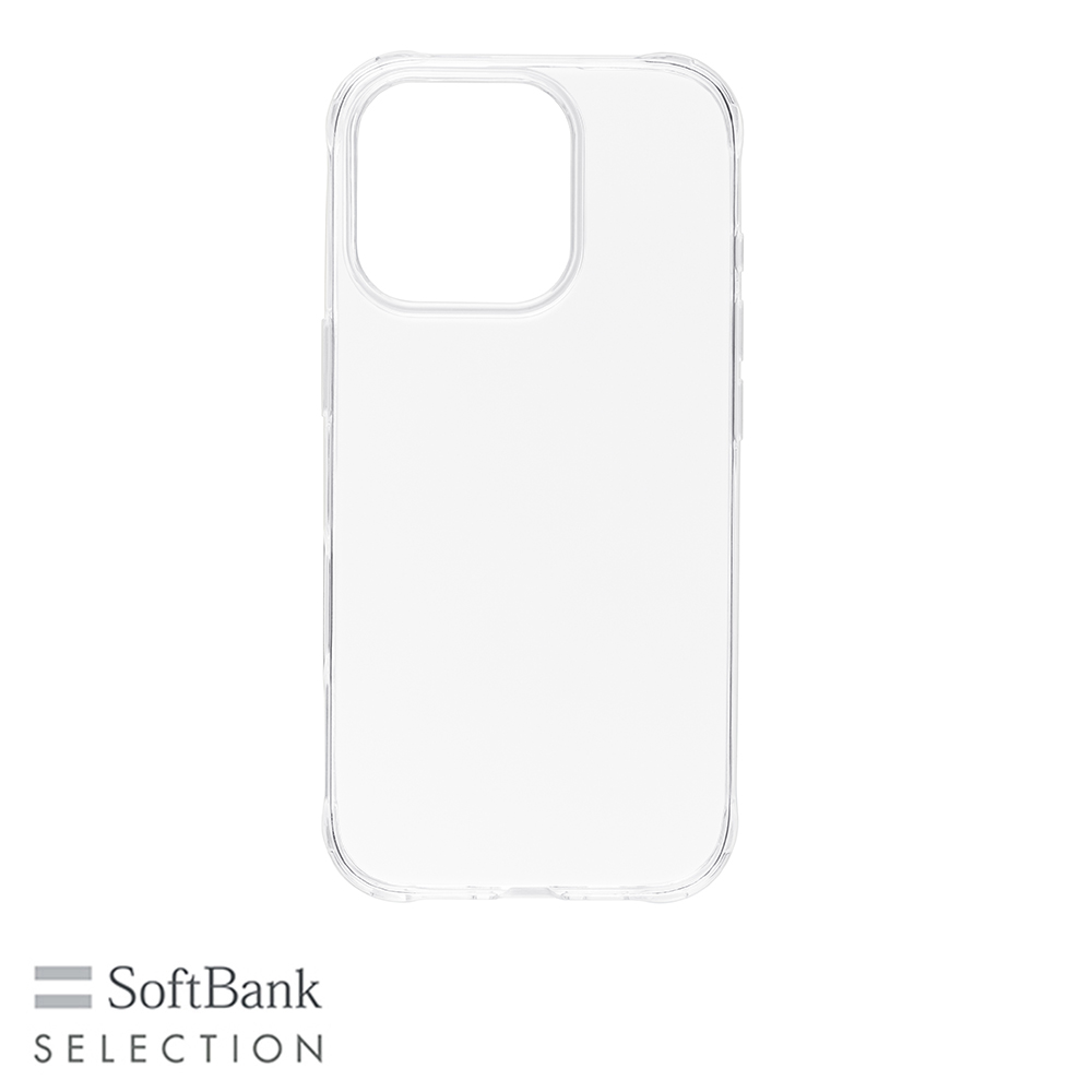 【予約商品】SoftBank SELECTION 耐衝撃 抗菌 クリアソフトケース for iPhone 16 Pro Max SB-I021-SCAS/CL ※2024年9月20日発売予定