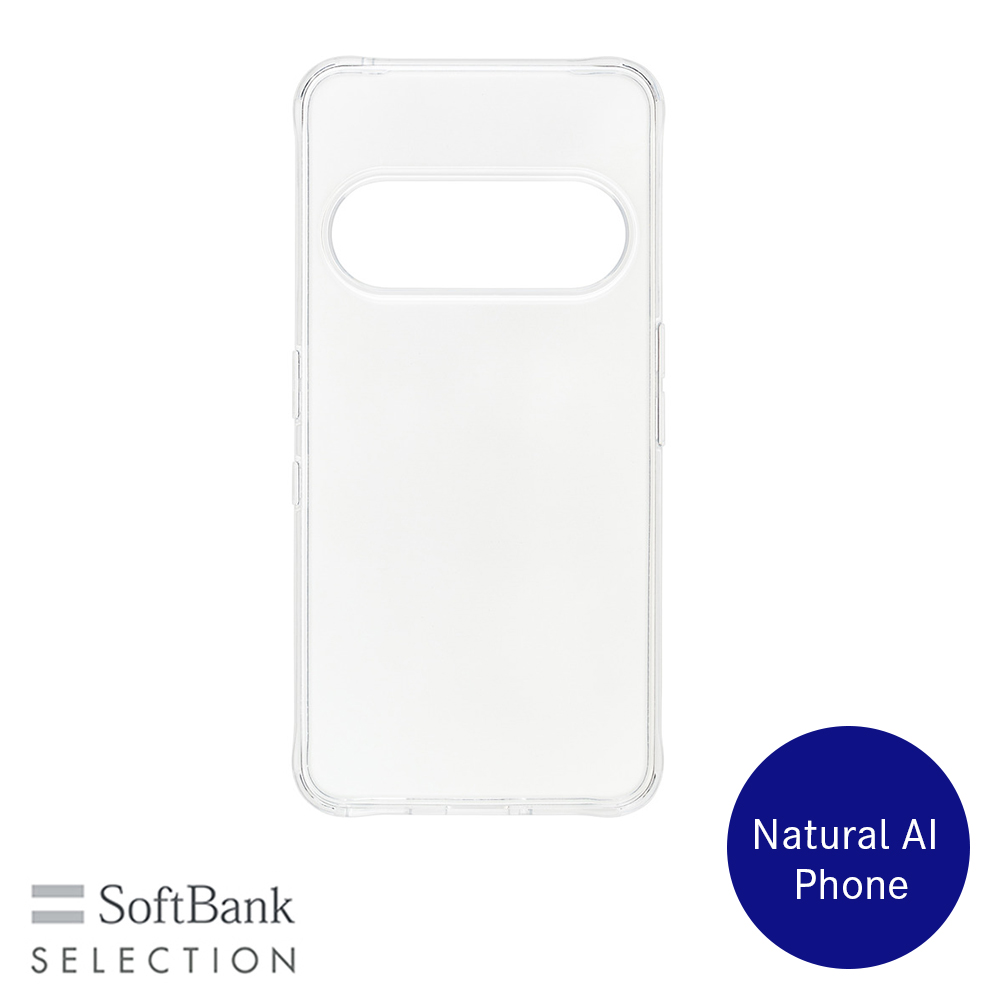 SoftBank SELECTION クリアソフトケース for Natural AI Phone SB-A105-SCAS/CL