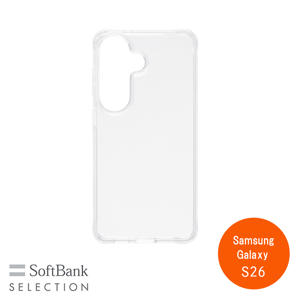 SoftBank SELECTION クリアソフトケース for Samsung Galaxy S26 SB-A111-SCAS/CL
