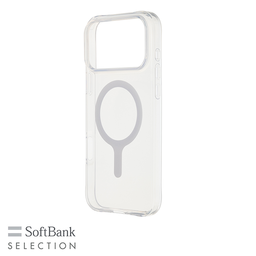 SoftBank SELECTION マグネティッククリアソフトケース for iPhone 18 Pro Max（3眼カメラ）SB-I028-SCMG/CL