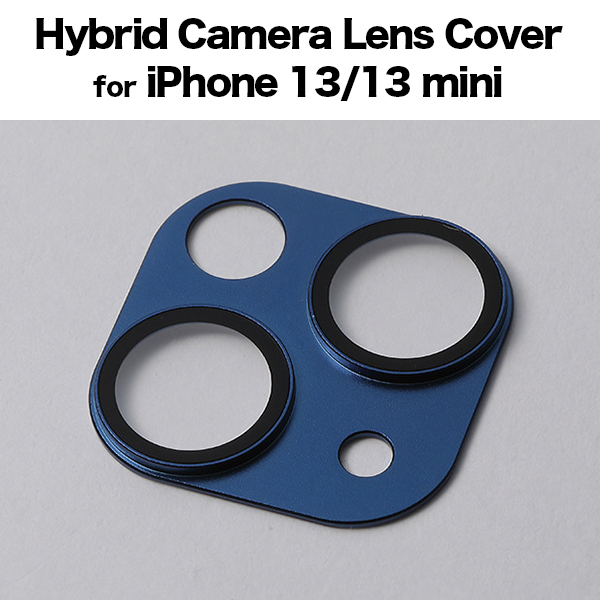 Deff Hybrid Camera Lens Cover for iPhone 13/13 mini ネイビー カメラレンズプロテクター 　ネコポス便配送