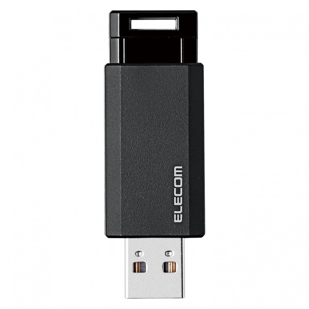 USBメモリ 128GB ノック式 USB3.1(Gen1)対応 ホワイト MF