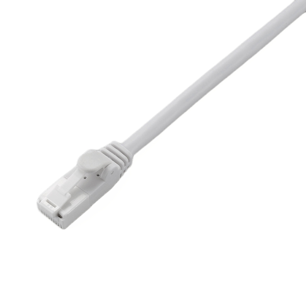 エレコム RoHS CAT5E 爪折れ防止 LANケーブル 1m/簡易パッケージ(ホワイト)
