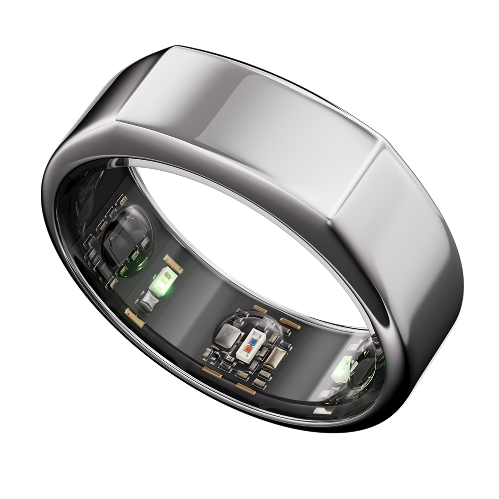 Oura Ring Heritage Silver, US8 値下げ中！！