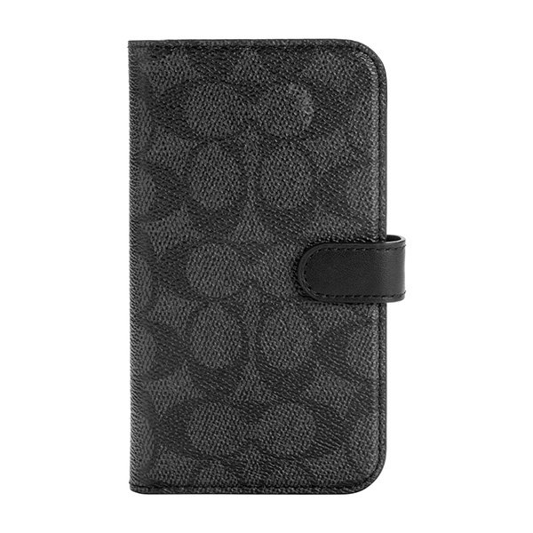 スマホアクセサリー新作★COACH シグネイチャー 手帳型 iPhone12/12 PRO