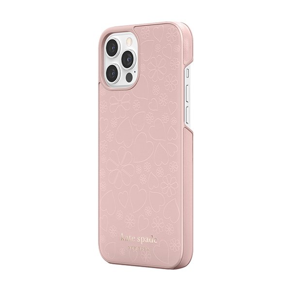 ■美品■ kate spade ケイトスペード レザー てんとう虫 iPhoneX/Xs 対応 アイフォンケース スマホケース ピンクベージュ系 BG0639