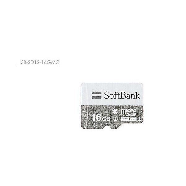 SoftBank SELECTION microSDHC メモリーカード 16GB CLASS 10 / UHS-I