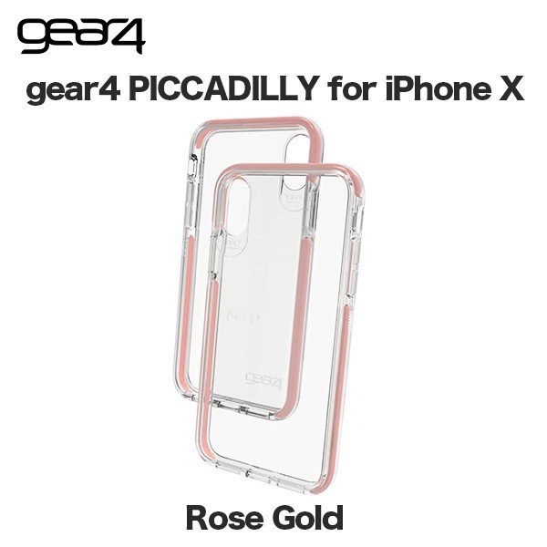 gear4 PICCADILLY for iPhone XS / X Rose Gold