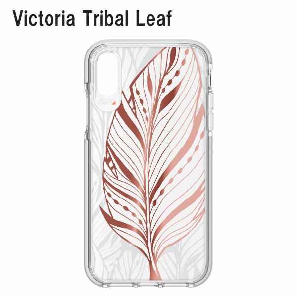 Gear4 iPhoneXR ケース 耐衝撃 Gear 4 Victoria Tribal Leaf