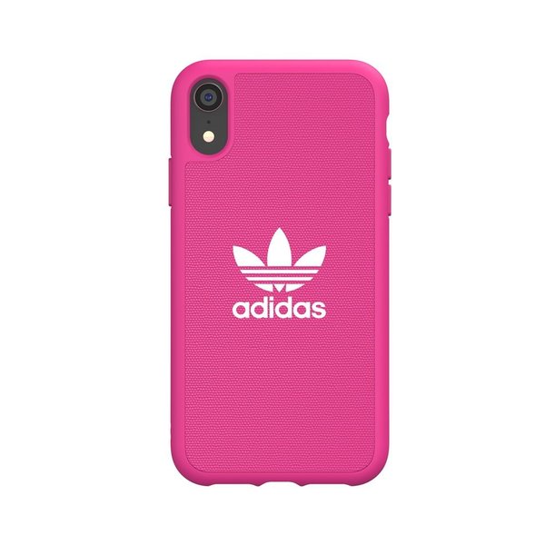 アディダス Adidas Iphone Xr ケース Or Moulded Case Canvas Shock Pink Softbank公式 Iphone スマートフォンアクセサリーオンラインショップ