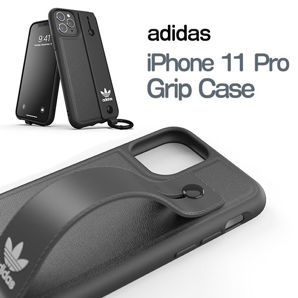 Adidas Iphone 11 Pro Grip Case アディダス グリップケース ブラック ハンドストラップ スタンド機能 Softbank公式 Iphone スマートフォンアクセサリーオンラインショップ