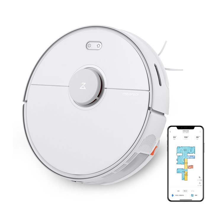 ロボロック S5E02-04 ロボット掃除機 Roborock S5 Maxホワイト