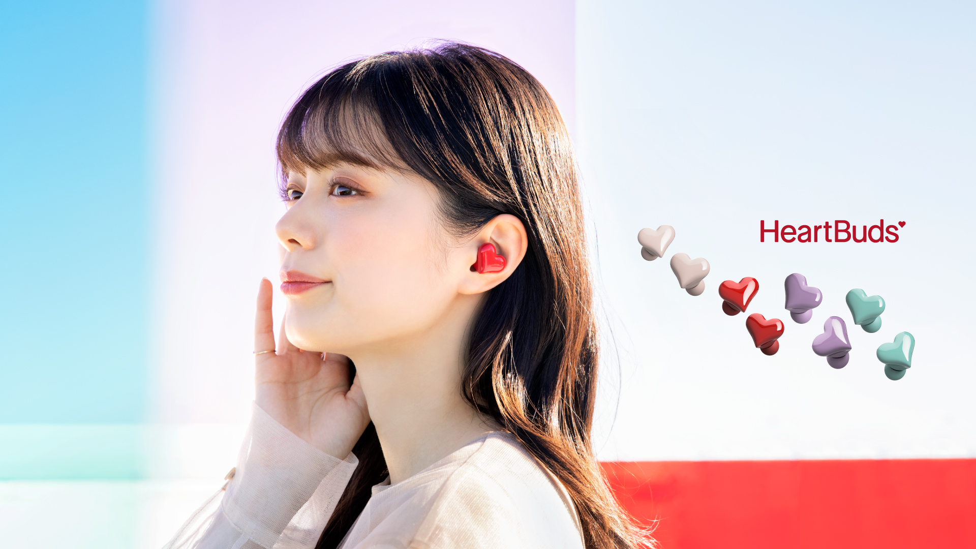 HeartBuds - 完全ワイヤレスイヤホン